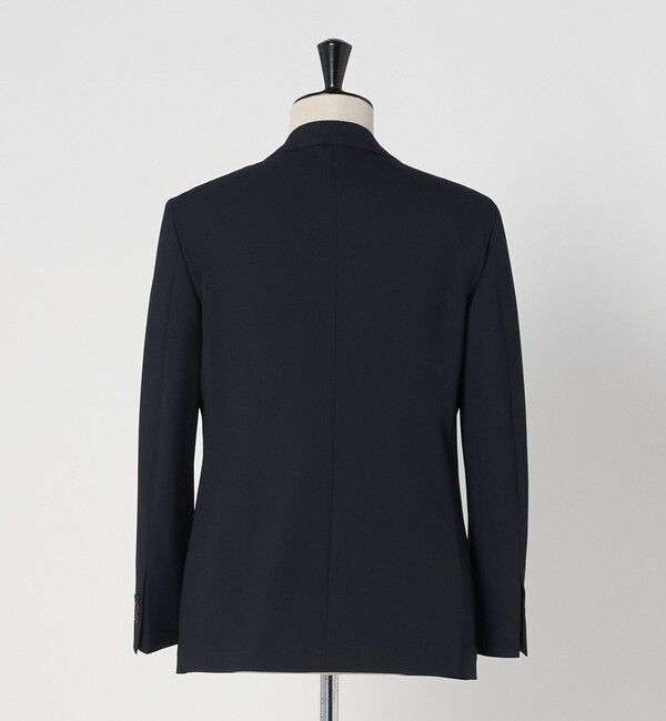 UNITED ARROWS green label relaxing「A+ ポリエステル シャークスキン ダブルブレスト 4B スタンダード セットアップ ジャケット -ウォッシャブ」|テーラードジャケット|