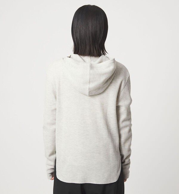 UNITED ARROWS green label relaxing「【WEB限定】＜at ease＞ワッフル フード ロングスリーブ カットソー」|Tシャツ・カットソー|