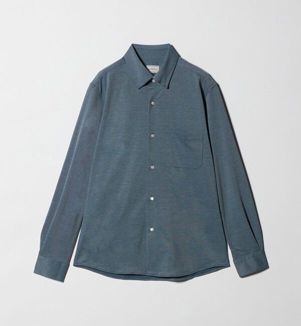 UNITED ARROWS green label relaxing「エブリット TC ジャージー スナップ ボタンダウン シャツ -ストレッチ・イージーアイロン・吸水速乾・抗菌-」|シャツ・ブラウス|