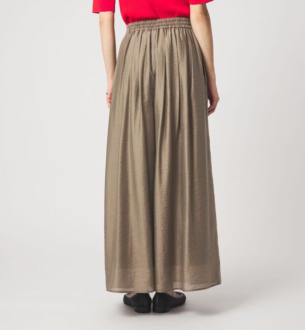 UNITED ARROWS green label relaxing「［size SHORTあり］エアリー シアー イージー ワイド パンツ」|キュロット|