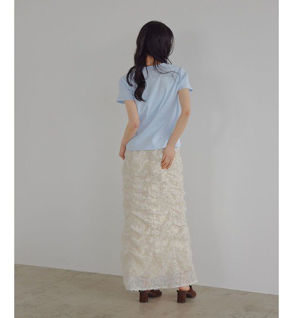 EMMEL REFINES「＜EMMEL REFINES＞EM ドットペタル ギャザースカート」|スカート|