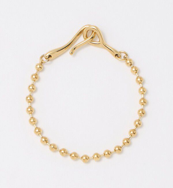 UNITED ARROWS green label relaxing「ボールチェーン フック ブレスレット」|ブレスレット・バングル|GOLD