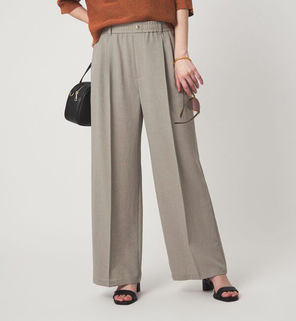 UNITED ARROWS green label relaxing「【結論シリーズ】ドライクロス ニーハイワイド［size SHORT/TALLあり］」|その他|LT.GRAY