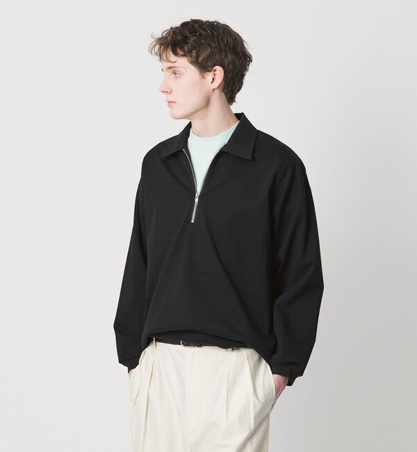 BEAUTY&YOUTH UNITED ARROWS「DENCE コットン ジップ ポロカットソー」|Tシャツ・カットソー|