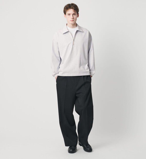 BEAUTY&YOUTH UNITED ARROWS「DENCE コットン ジップ ポロカットソー」|Tシャツ・カットソー|