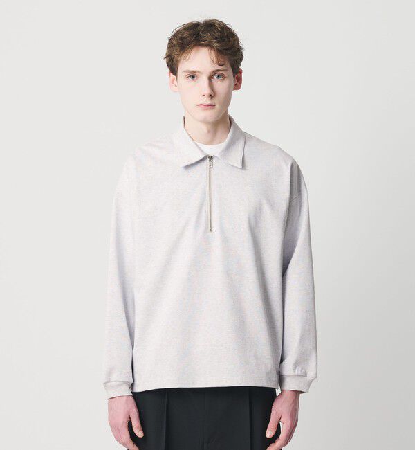 BEAUTY&YOUTH UNITED ARROWS「DENCE コットン ジップ ポロカットソー」|Tシャツ・カットソー|