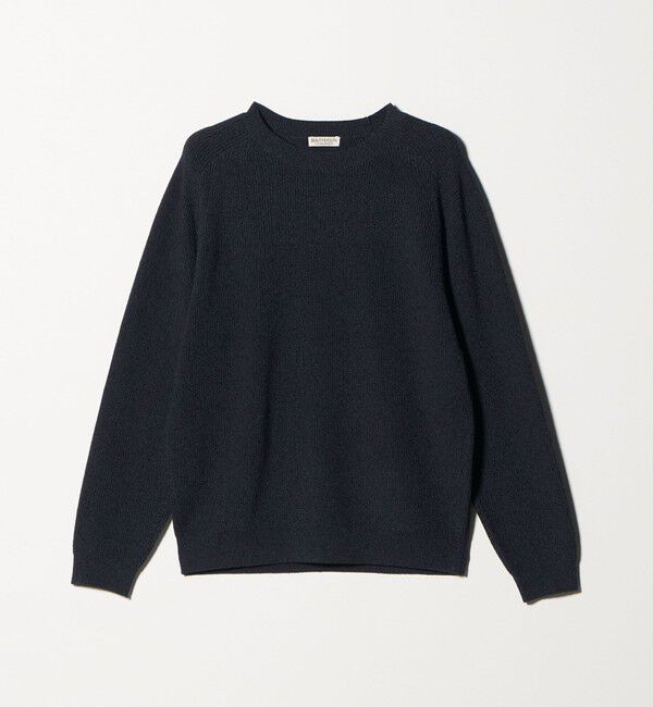 BEAUTY&YOUTH UNITED ARROWS「ブークレ ミックス 12ゲージ アゼ クルーネック ニット ウォッシャブル」|ニット・セーター|