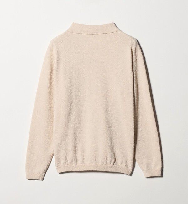BEAUTY&YOUTH UNITED ARROWS「クリンプ コットン ポロスキッパー ニット ウォッシャブル」|ニット・セーター|