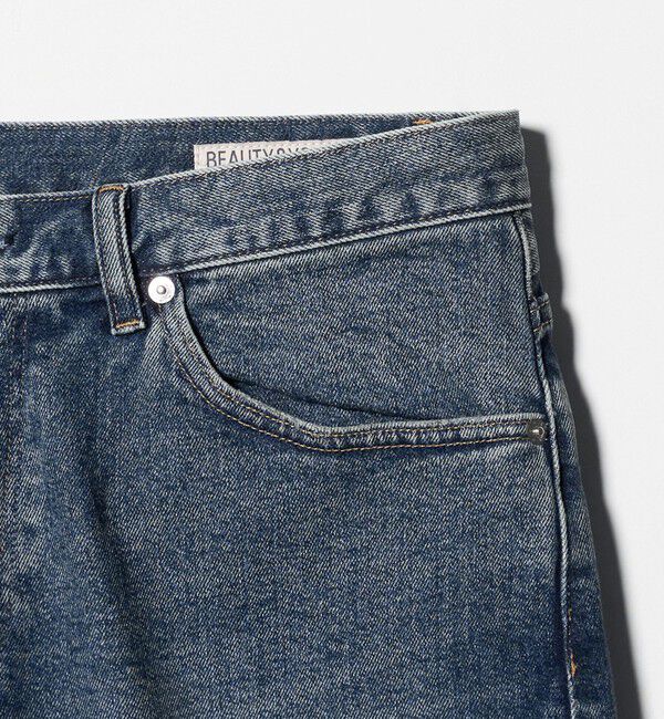 BEAUTY&YOUTH UNITED ARROWS「L&infin;Plus シェービング 5ポケット デニム パンツ NO.3」|チノ|