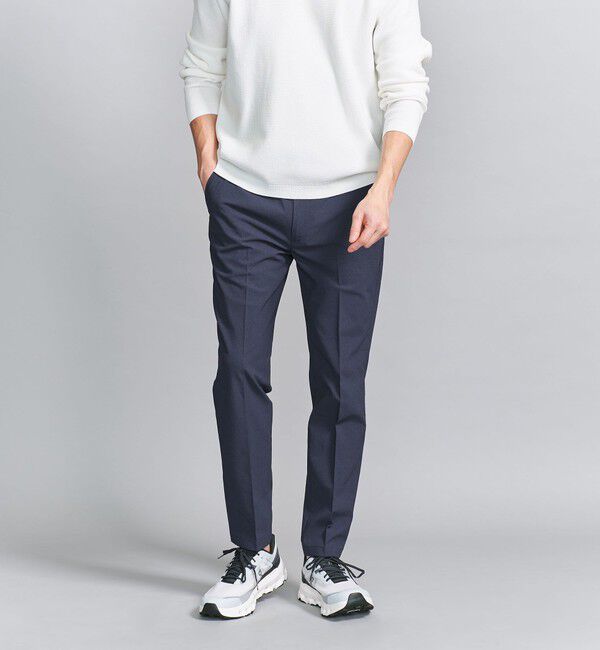 BEAUTY&YOUTH UNITED ARROWS「【WEB限定 WARDROBE SMART】ソロテックス オールシーズン パンツ」|スラックス|NAVY