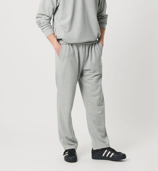 BEAUTY&YOUTH UNITED ARROWS「【WEB限定 WARDROBE SMART】エアロノット スウェットパンツ/セットアップ対応【吸水速乾・UVカット】」|チノ|MD.GRAY