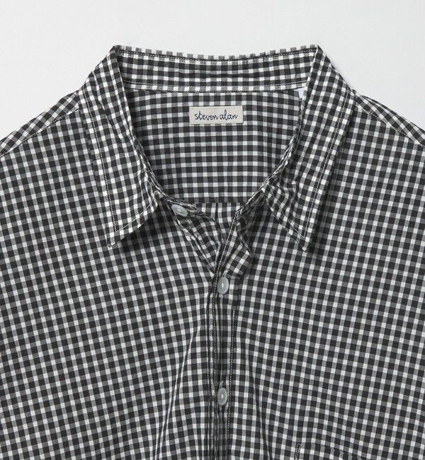 STEVEN ALAN「＜Steven Alan＞ リバティ ギンガムチェック リバースシーム シャツ LOOSE」|シャツ・ブラウス|