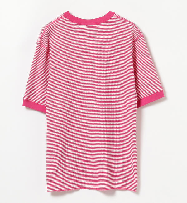 BEAMSBOY「【別注】Healthknit / ワッフル ボーダー Tシャツ」|Tシャツ・カットソー|