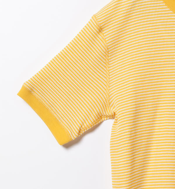 BEAMSBOY「【別注】Healthknit / ワッフル ボーダー Tシャツ」|Tシャツ・カットソー|