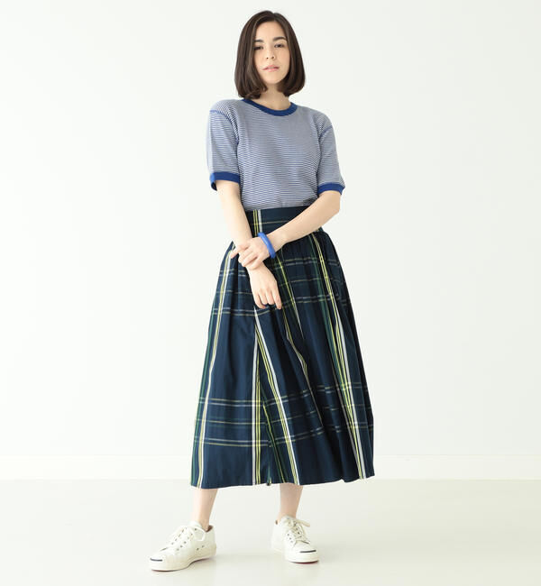 BEAMSBOY「【別注】Healthknit / ワッフル ボーダー Tシャツ」|Tシャツ・カットソー|