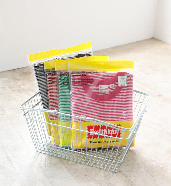 BEAMSBOY「【別注】Healthknit / ワッフル ボーダー Tシャツ」|Tシャツ・カットソー|