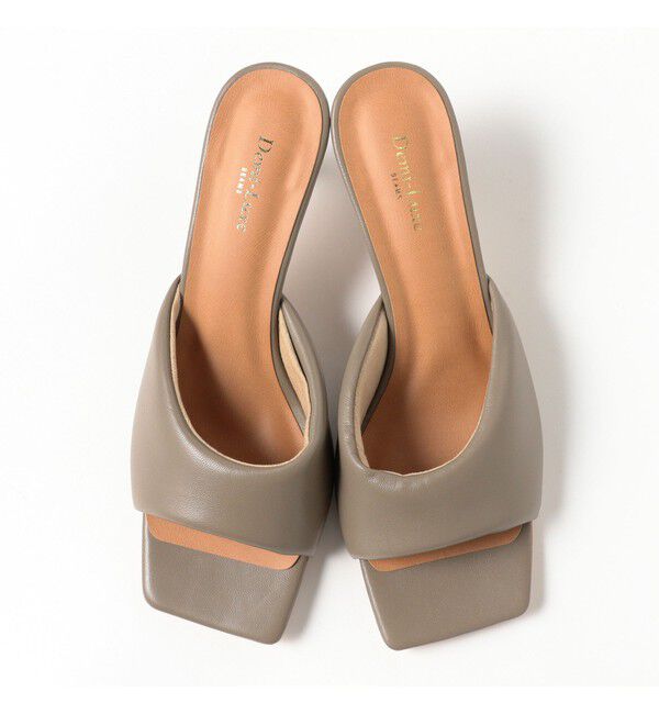 Demi-Luxe BEAMS 「スクエアパフサンダル .M」|サンダル|