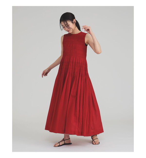 Demi-Luxe BEAMS 「ne Quittez pas / ボイル シャーリング ワンピース」|ワンピース|