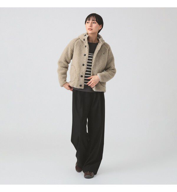 Ray BEAMS 「Gymphlex / ボア フード ジャケット」|ブルゾン・スタジャン|