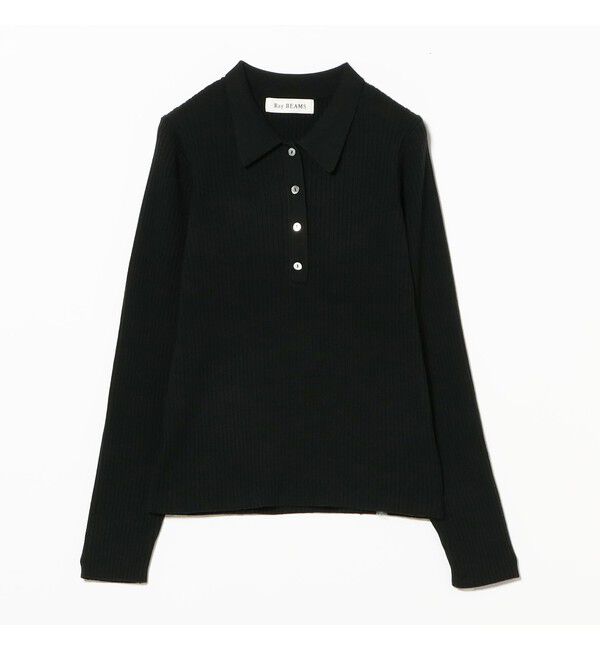 Ray BEAMS 「リブ ニット ポロシャツ」|ニット・セーター|