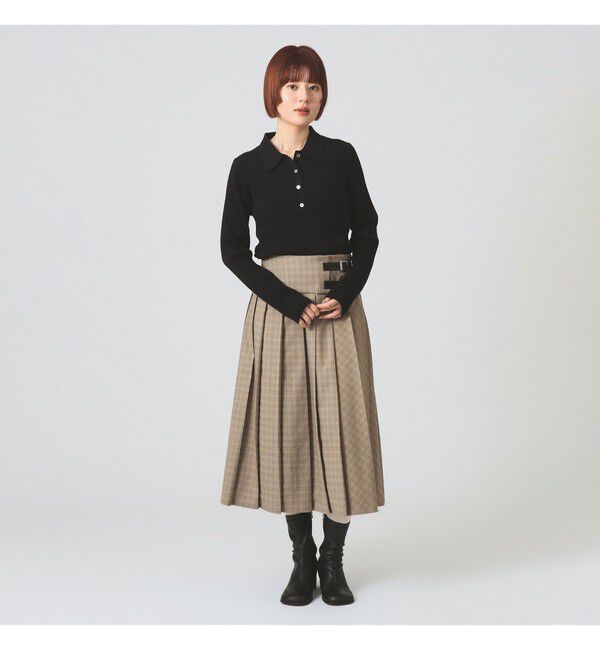 Ray BEAMS 「リブ ニット ポロシャツ」|ニット・セーター|