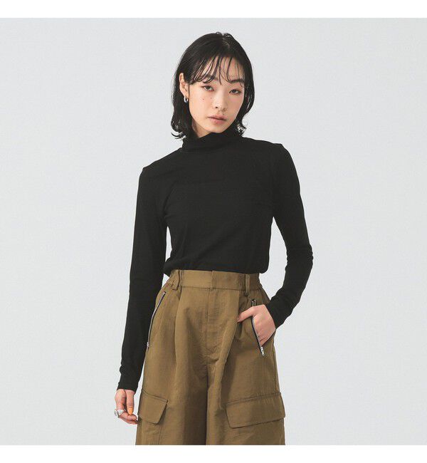 Ray BEAMS 「ソフト 天竺 タートルネック トップス」|その他|