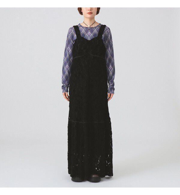 Ray BEAMS 「レース ティアード タンクトップ ワンピース」|ワンピース|