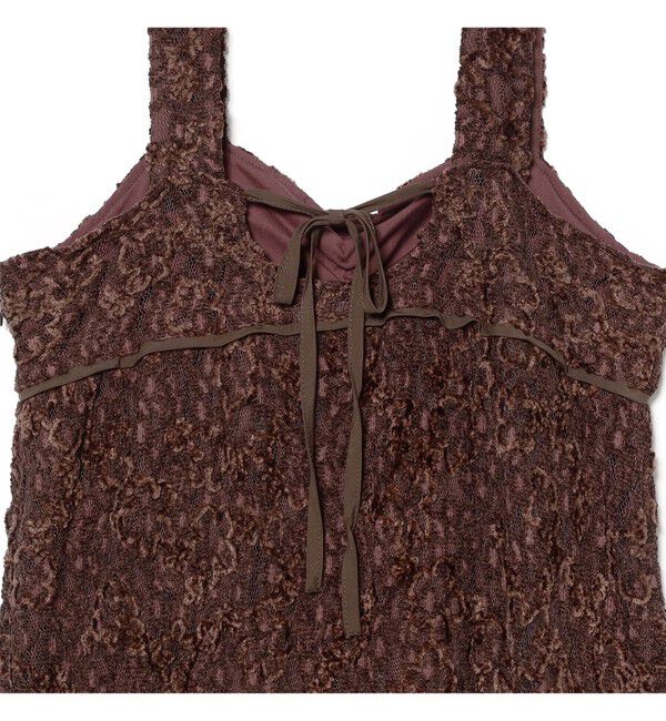 Ray BEAMS 「レース ティアード タンクトップ ワンピース」|ワンピース|