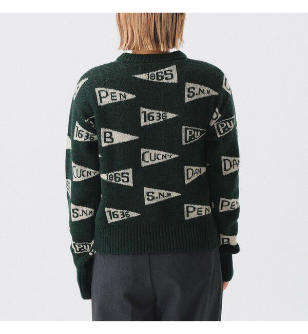 BEAMSBOY「ペナント ニット プルオーバー」|ニット・セーター|
