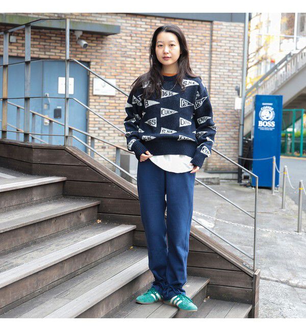 BEAMSBOY「ペナント ニット プルオーバー」|ニット・セーター|