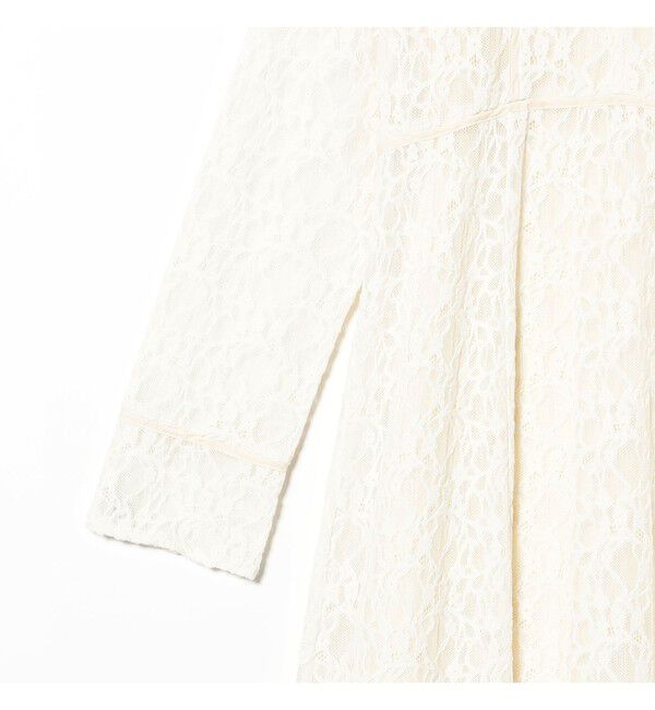 Ray BEAMS 「レース キーネック ワンピース」|ワンピース|