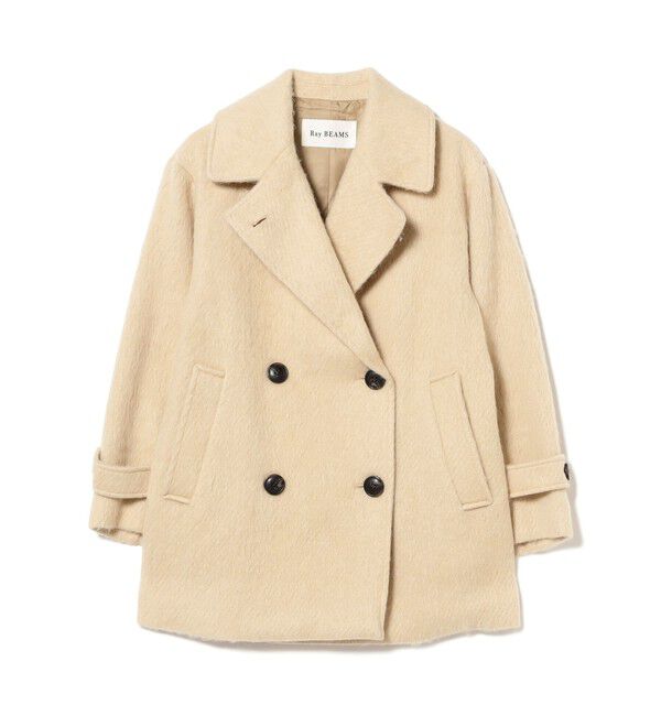 Ray BEAMS 「シャギー ダブル ハーフ コート」|その他|