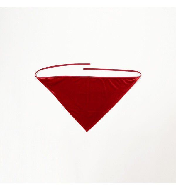 Ray BEAMS 「ベロア ヘッド スカーフ」|その他|