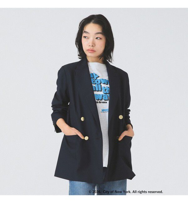 Ray BEAMS 「4ボタン ダブル ブレザー」|テーラードジャケット|