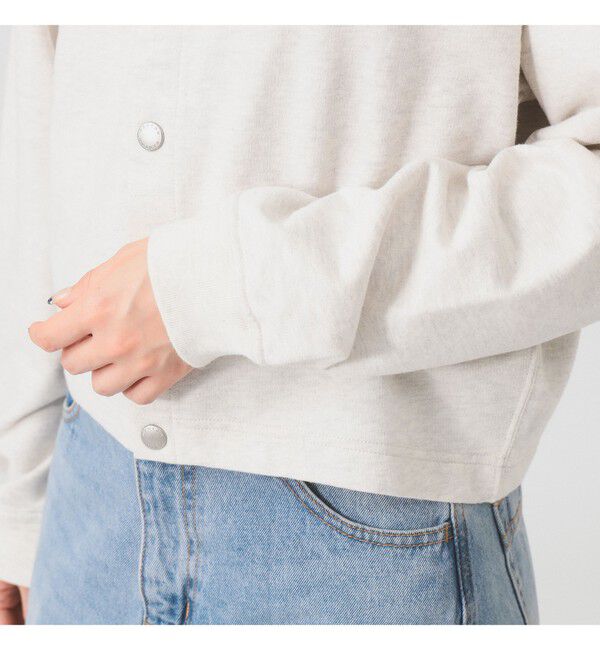 Ray BEAMS 「DANTON / ドット釦 クルーネック カーディガン」|カーディガン|