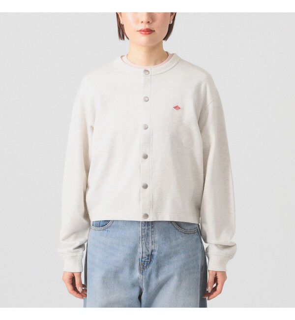 Ray BEAMS 「DANTON / ドット釦 クルーネック カーディガン」|カーディガン|