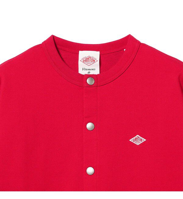 Ray BEAMS 「DANTON / ドット釦 クルーネック カーディガン」|カーディガン|