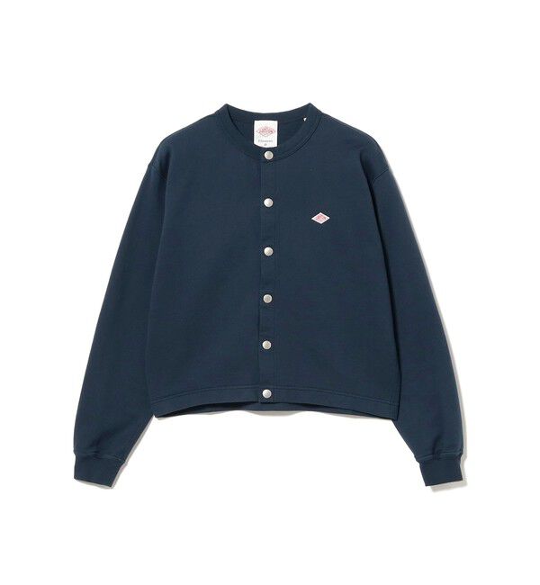 Ray BEAMS 「DANTON / ドット釦 クルーネック カーディガン」|カーディガン|NAVY BLUE