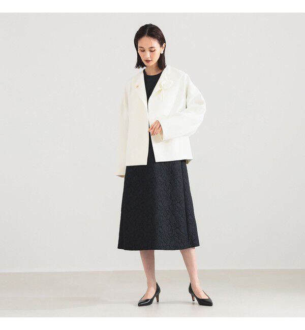 Demi-Luxe BEAMS 「カラー リリーハーフ コート＊」|ダッフルコート|