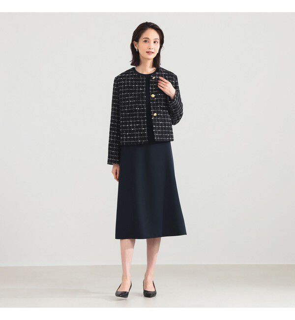 Demi-Luxe BEAMS 「トリアセ ベルテッド ワンピース」|ワンピース|