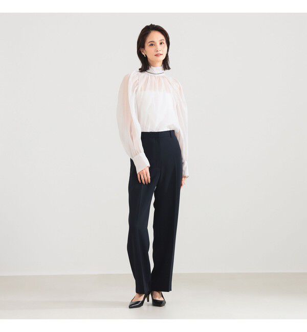 Demi-Luxe BEAMS 「ソフト ストレート パンツ＊」|チノ|