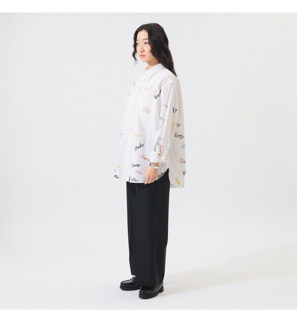 BEAMSBOY「ティーダブ ワイド スラックス」|チノ|