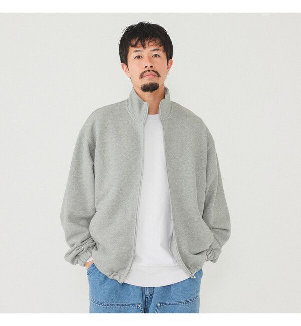 BEAMS「【別注】Champion / ジップ ジャケット」|ブルゾン・スタジャン|O.GRAY