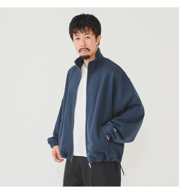BEAMS「【別注】Champion / ジップ ジャケット」|ブルゾン・スタジャン|