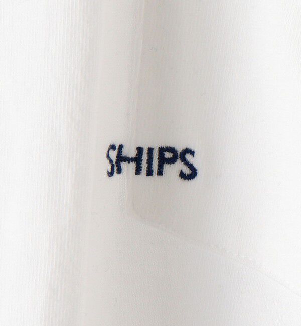SHIPS「【累計販売数18万枚突破!!】【WEB限定】SHIPS: マイクロ SHIPSロゴ ポケット Tシャツ」|Tシャツ・カットソー|