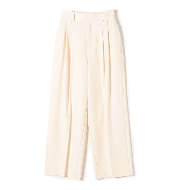 SHIPS for women「〈手洗い可能〉2タックワイドパンツ◇」|その他|