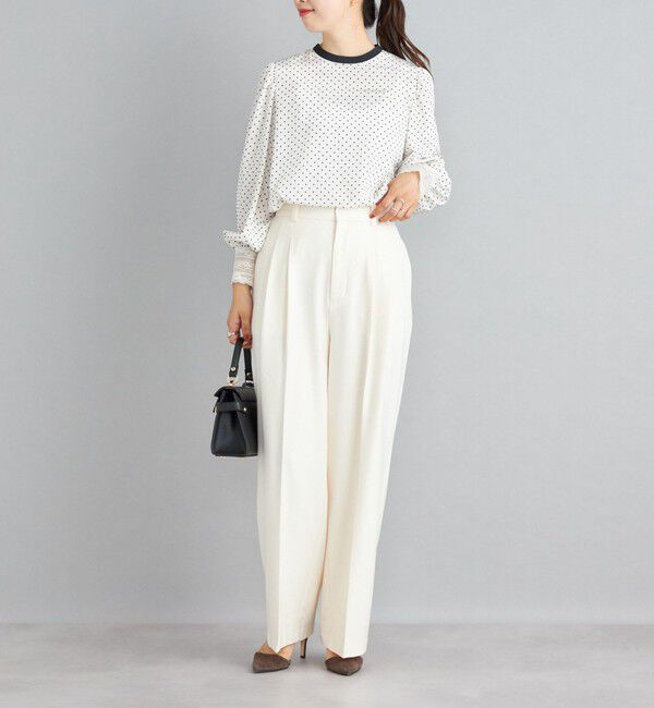 SHIPS for women「〈手洗い可能〉2タックワイドパンツ◇」|その他|