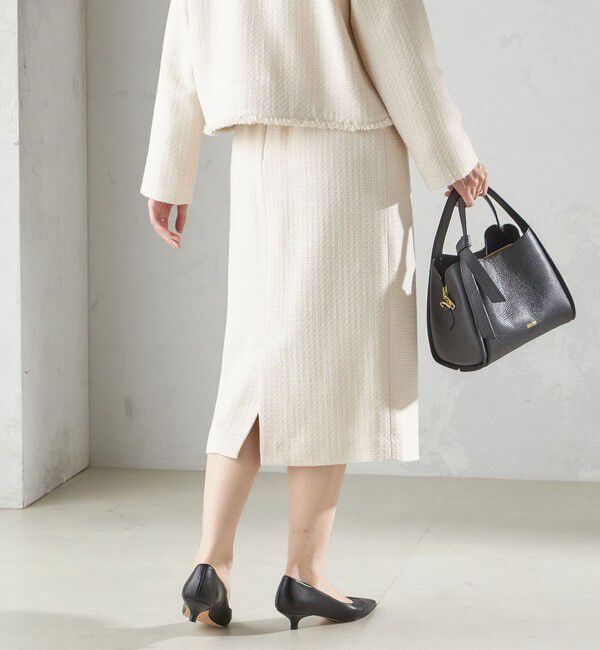 SHIPS for women「〈セレモニー対応可〉スラブ ツイード タイト スカート（セットアップ対応）」|タイト|