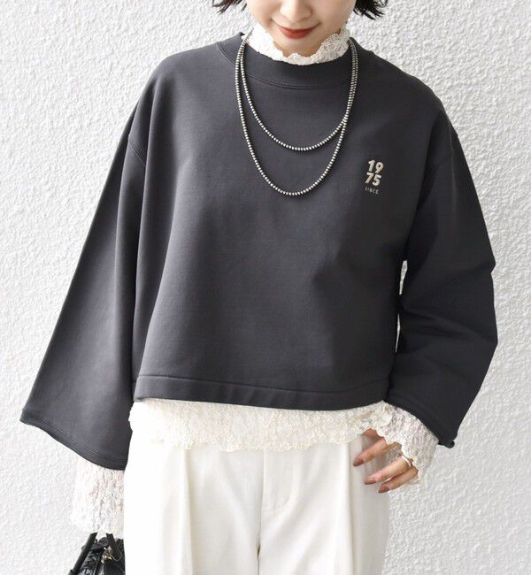 SHIPS for women「* 〈洗濯機可能〉ベア 裏毛 刺繍 ロゴ プルオーバー 24SS ◇」|Tシャツ・カットソー|