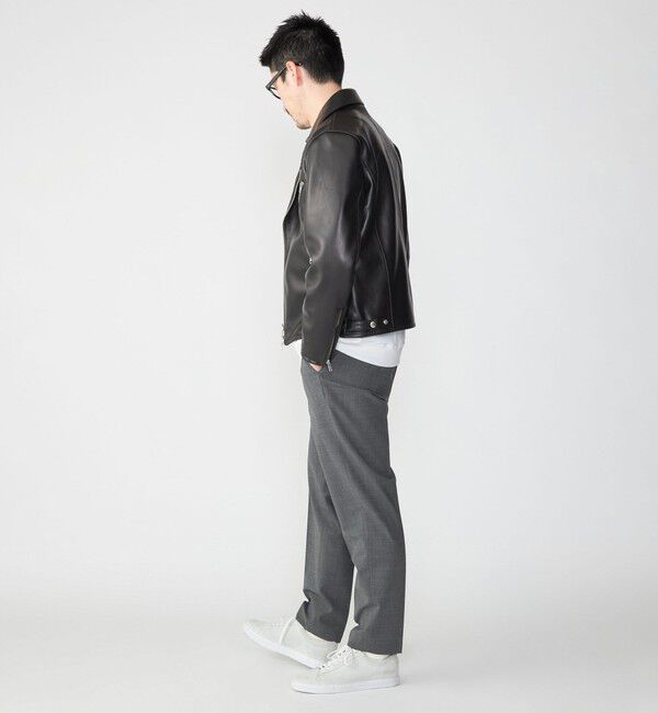 SHIPS「SHIPS: ラムレザー ダブル ライダースジャケット」|その他|